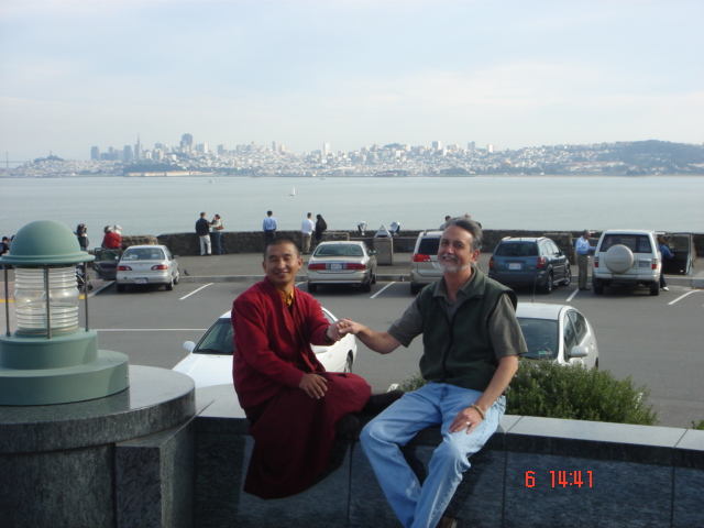 Khenpo Jigme and Lama Thapkhay in San Francisco, 2006